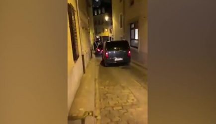 из-за кортежа Медведева парализовало центр Люксембурга