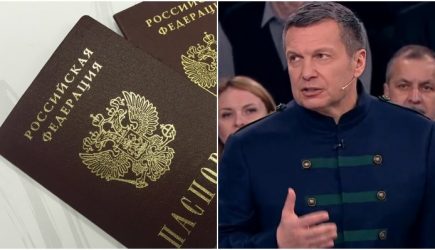 Соловьев назвал указ Путина о гражданстве РФ жителям Донбасса ответом на план Зеленского