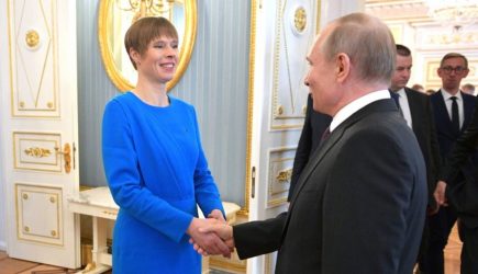 Президент Эстонии высказалась о встрече с Путиным