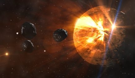 Объявлено об угрозе столкновения Земли с гигантским астероидом