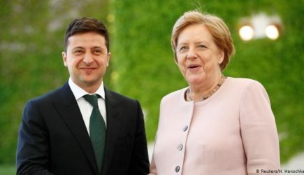 В Германии отреагировали на инцидент с Меркель при Зеленском