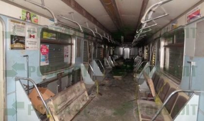 Появились фотографии взорванного в петербургском метро вагона