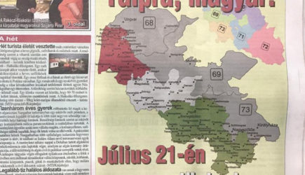 Украину возмутила карта Венгрии с Закарпатьем