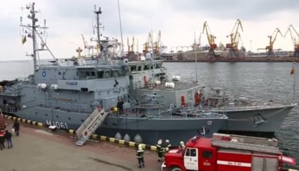 Корабли НАТО прибыли в порт Одессы для учений