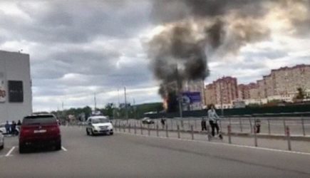 Взрыв у ТЦ в Москве. Есть пострадавшие