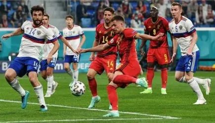 Сборная Бельгии разгромила Россию в первом матче чемпионата Европы