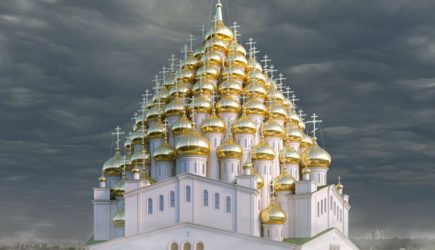 На Охтинском мысу Петербурга предложили построить храм с 320 куполами