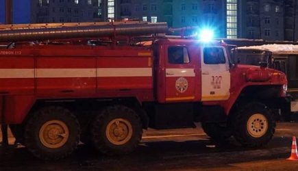 В Москве загорелось здание сборпункта военного комиссариата