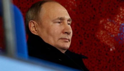 Американский канал показал Путина во время прохода сборной Украины на ОИ