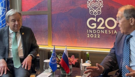 Лавров и Гутерриш встретились на саммите G20