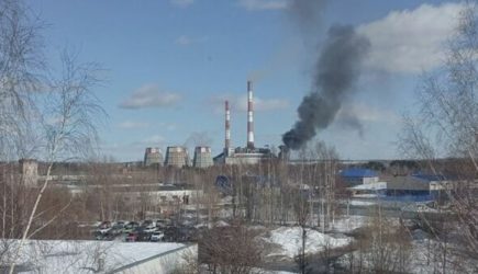 Возгорание произошло на территории ТЭЦ в Ижевске