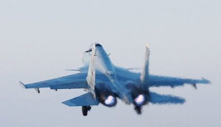 Русский лётчик показал вид на американский БПЛА из Су-27: «RIP»