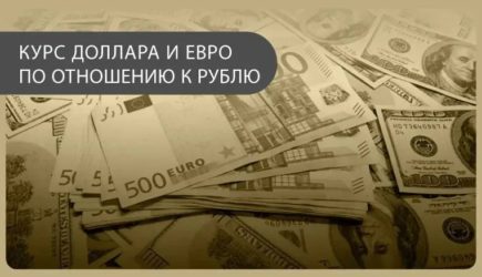 Курс валют на Московской бирже: рубль падает, евро и доллар растут