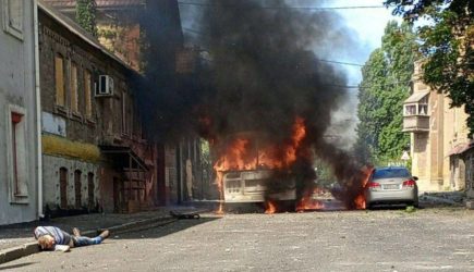 Взрывы в Донецке сегодня