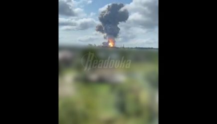 Взрыв прогремел на пороховом заводе в Рязанской области, начался сильный пожар