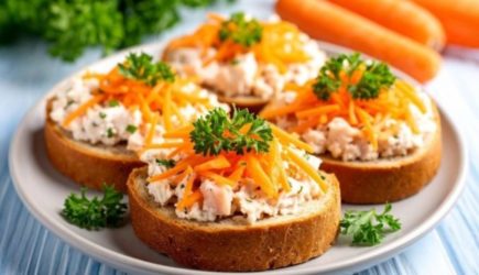 Новогодняя намазка из 2 ингредиентов вместо икры